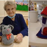 The group uses crafts to improve mental health.