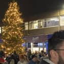 Mexborough Christmas lights.
