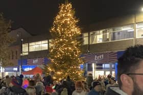 Mexborough Christmas lights.