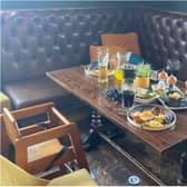 The Sun Inn at Everton shared a photo of the family of six's abandoned table. (Photo: Sun Inn)