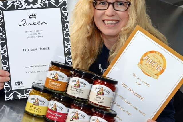 Rachel Whittaker, pictured with her recent awards. Picture: Marie Caley NDFP Jam Horse MC 6