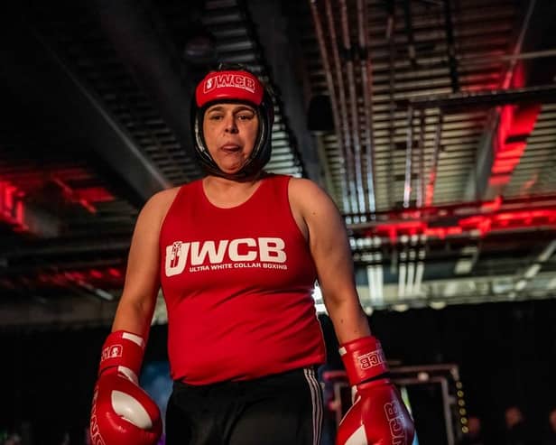 Louise Savage who is stepping in the boxing ring to honour mum who died of cancer and brother now battling the disease.