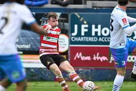 James Maxwell went off after taking a knock in Rovers' last game, at Barrow.
