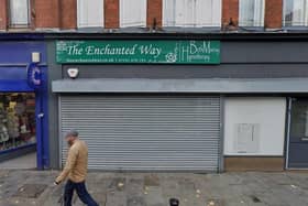 Ahead of its closure in January, the building operated as a spiritual gift shop known as The Enchanted Way. Photo: Google
