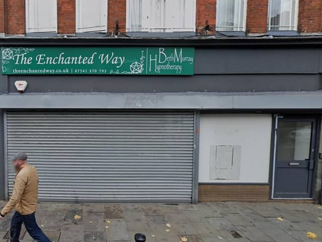 Ahead of its closure in January, the building operated as a spiritual gift shop known as The Enchanted Way. Photo: Google