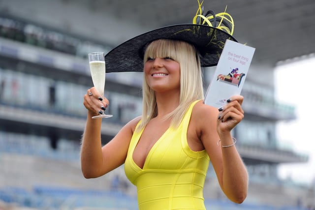 Date:12th September 2013. The Ladbrokes St Leger Festival at Doncaster Racecourse, DFS Ladies Day. Pictured Holly Robinson, 22, from Rotherham.