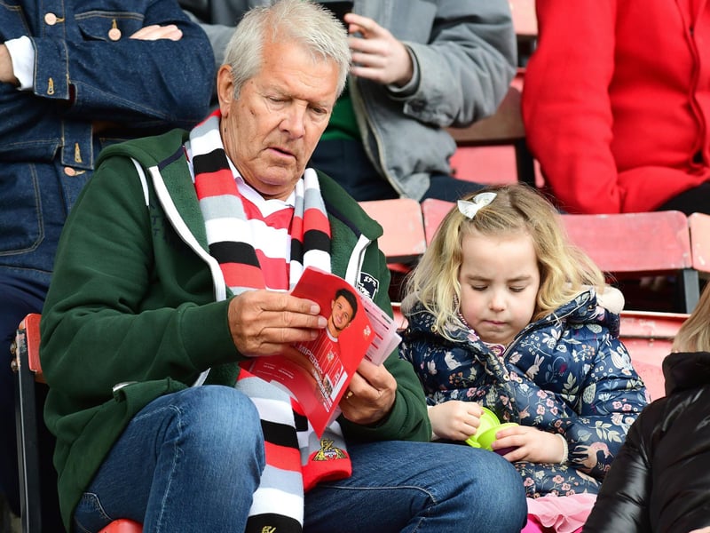 Doncaster Rovers fans ahead of victory at Swindon.