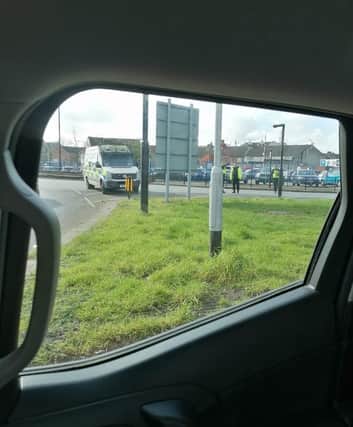 Fatal: Elderly woman pronounced dead after being hit by large goods vehicle on Trafford Way.