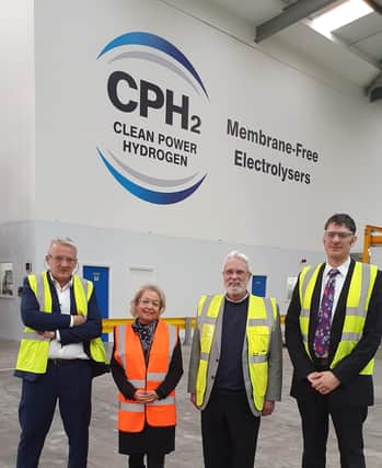 Dame Rosie Winterton MP visited the new Clean Power Hydrogen (CPH2) site off Wheatley Hall Road