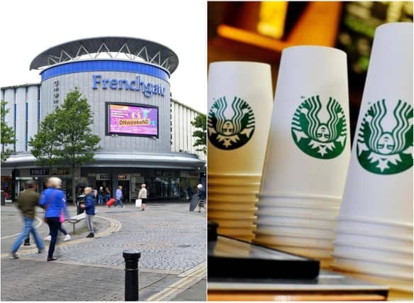 Starbucks is closed in the Frenchgate until December.