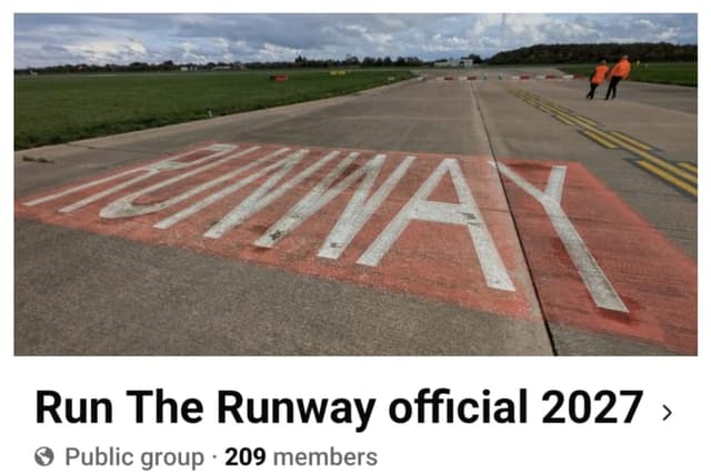 Organisatoren des Laufs am Flughafen Doncaster warnen vor betrügerischer ...
