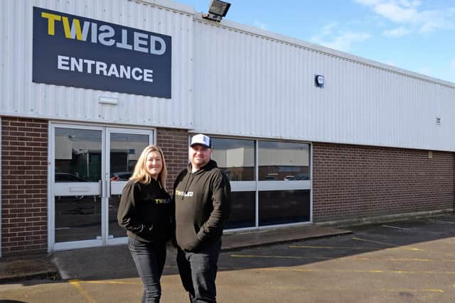 Owners Kev and Katie Boardman, pictured. Picture: NDFP-16-03-21-TwistedSkatePark 11-NMSY