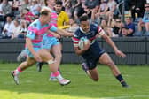 Doncaster's Jordan Olowofela races in to score against Coventry in the Championship last Saturday. (Picture: Jonathan Gawthorpe)