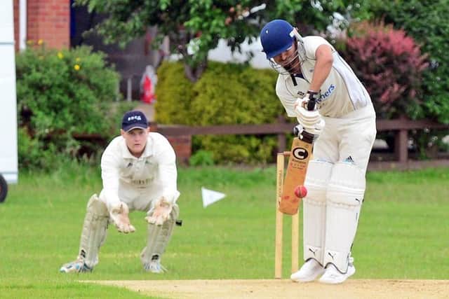 Barnby Dun batsman Idris Khan in action in 2019