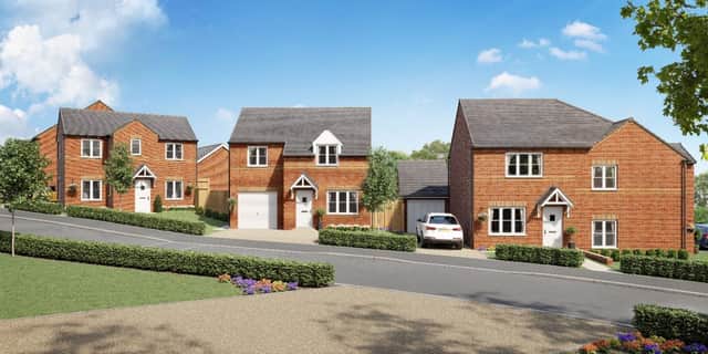 Artist impressions of the proposed homes set to be built in Askern