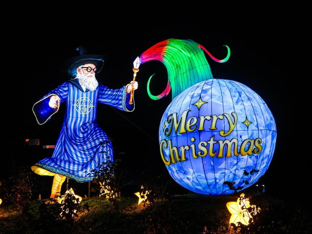 Yorkshire Wildlife Park winter illuminations 2025