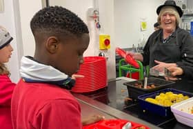 The schools serve a wide range of low-carbon dishes ranging from Quorn hotdogs to vegetable lasagne