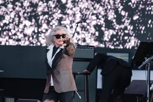 78-year-old Debbie Harry belted out the classics at Halifax's Piece Hall, delighting Blondie fans of all ages.