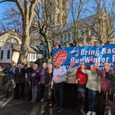 Protests against Labour's winter fuel cuts have been held in Doncaster.