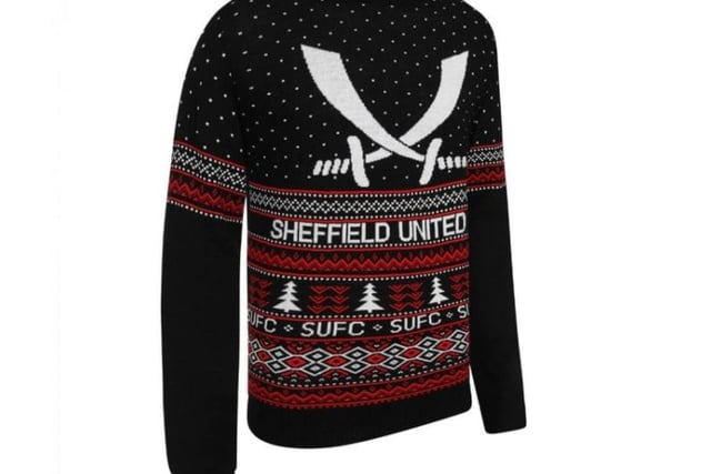 The United fan in your life will look extra special during the festive season in this superb Sword Christmas jumper. Price £30, plus £4 delivery, from www.sufcdirect.co.uk. Alternatively, it is available to click and collect from Bramall Lane.