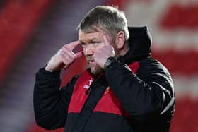 Doncaster's manager Grant McCann.