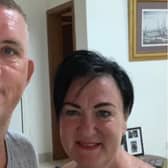 Mick and Kat White are trapped in Dubai over an £11,000 medical bill. (Photo: GoFundMe).