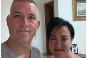 Mick and Kat White are trapped in Dubai over an £11,000 medical bill. (Photo: GoFundMe).