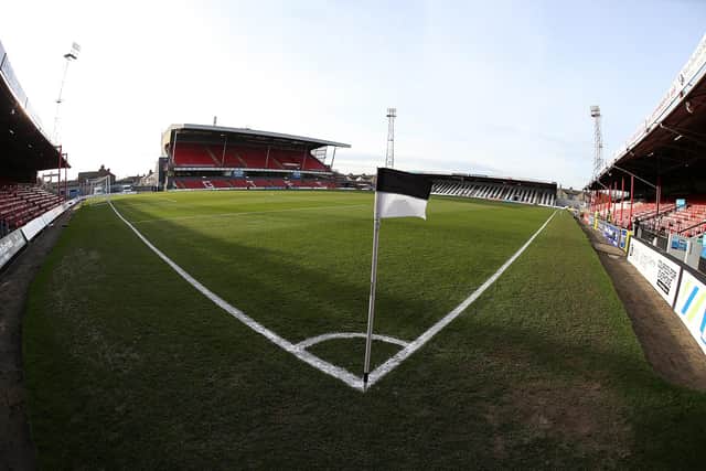 Michael Yarborough, aged 35, of North Shields, ‘was violent towards members of the public’ prior to the match between Grimsby Town and Doncaster Rovers on Saturday, 12 November.
