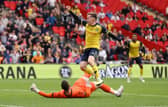 Joe Sbarra suffered penalty heartache with Solihull Moors twice in the space of six days last season. (Photo by Paul Harding/Getty Images)