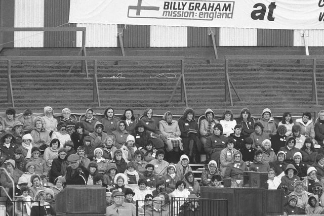 Billy Graham spoke at Sunderland's Roker Park in 1984. Were you there to hear him?