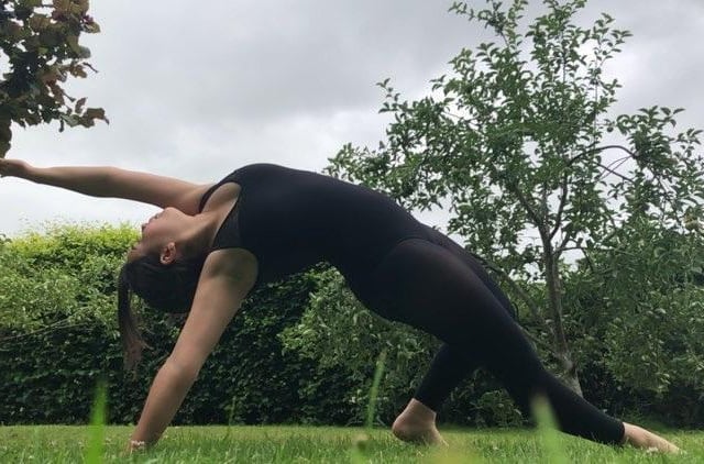 Lauren Pogson stretching out
