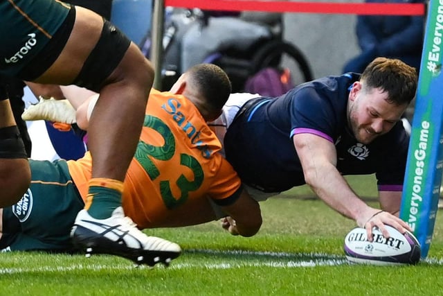 New caps Ewan Ashman and Josh Bayliss both made key contributions, Ashman (pictured) with his superb try in the corner and Bayliss by winning a late turnover which stymied the visitors’ last attack of the game. Notable contributions also from Jamie Hodgson and George Horne.