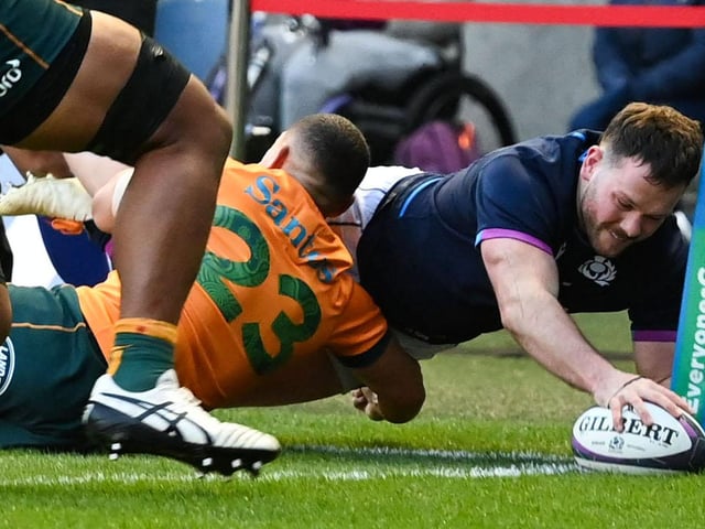New caps Ewan Ashman and Josh Bayliss both made key contributions, Ashman (pictured) with his superb try in the corner and Bayliss by winning a late turnover which stymied the visitors’ last attack of the game. Notable contributions also from Jamie Hodgson and George Horne.