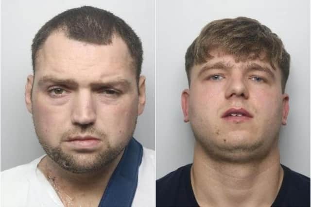 Thomas Maughan and Nathan Marshall have been jailed following an attack on a rival at a house in Doncaster.