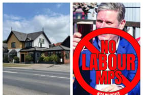 The Station Restaurant and pub in Blaxton says it has banned Labour MPs.
