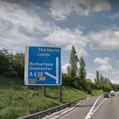 South Yorkshire is facing traffic chaos this morning after the A1M motorway was closed southbound after a car crash. Picture: Google