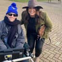 Rob Burrow delighted fans when he visited Doncaster Racecourse.