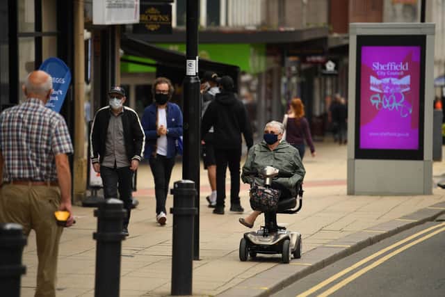 The coronavirus infection rate in Sheffield has nearly halved (Photo by OLI SCARFF/AFP via Getty Images)