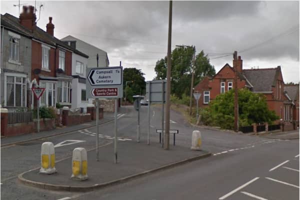 The incident took place on the A19 at Askern.