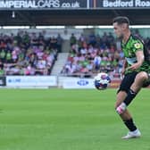 Doncaster's Luke Molyneux in action against Northampton Town.