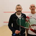 Doncaster's Steve Martin (right) beat top seed John Parkes in the final. Photo: England Squash Masters.