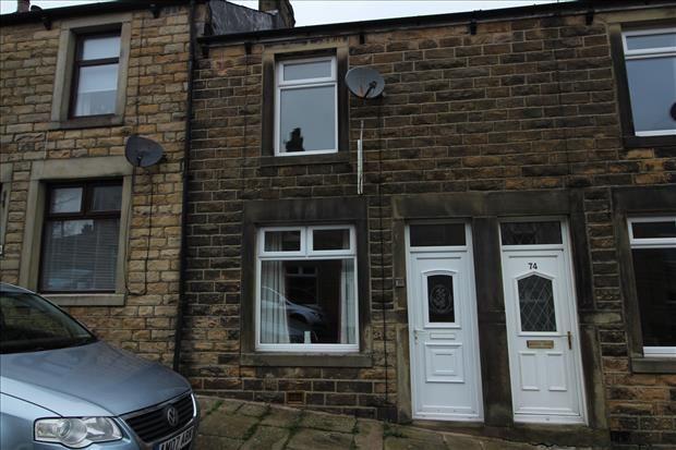 This two-bedroom, mid-terrace property is on the market for £125,000 with Farrell Heyworth.