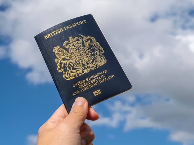 UK passport.