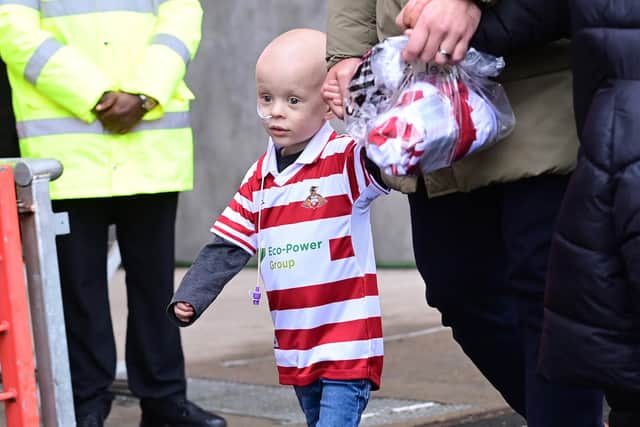Rio Spurr, some of former Doncaster Rovers defender Tommy, is fighting stage 4 cancer.