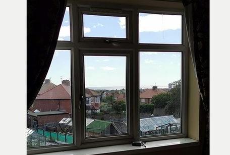 You can spot the North Sea in the distance when looking out of the rear bedrooms.