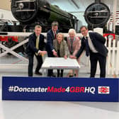 Dan Jarvis, Ed Miliband, Rosie Winterton, Ros Jones and Nick Fletcher all sign a letter urging the Transport Secretary to back Doncaster in its bid for the HQ of Great British Railways (GBR)