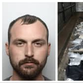 Police discovered more than £2million of cannabis in the truck being driven by Kirk Hackett.