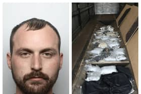 Police discovered more than £2million of cannabis in the truck being driven by Kirk Hackett.