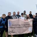 A group of hikers tackled the Yorkshire Three Peaks to raise cash for a mental health project in Doncaster schools.