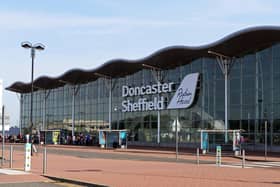 A bid to buy Doncaster Sheffield Airport, pictured, has got stuck over the question of where the money is coming from, according to reports.